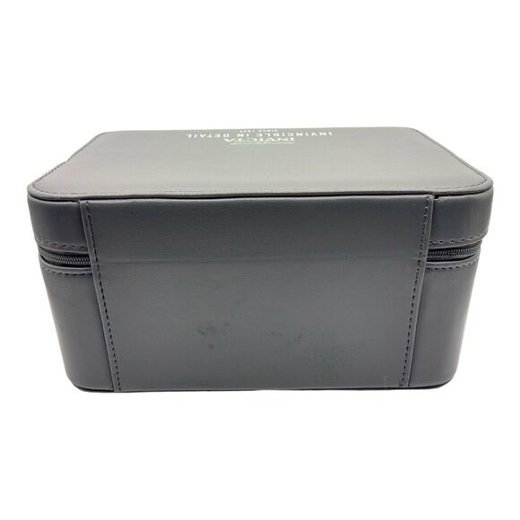 Invicta Gray Double Watch Travel Case 4 Slot Zip Holder Pre-Owned - Picture 8 of 9